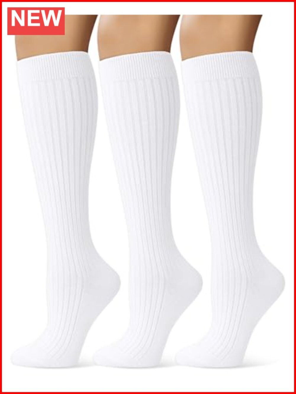 3 Pairs Knee High Socks Women Merino Wool Blend Long Boot Socks